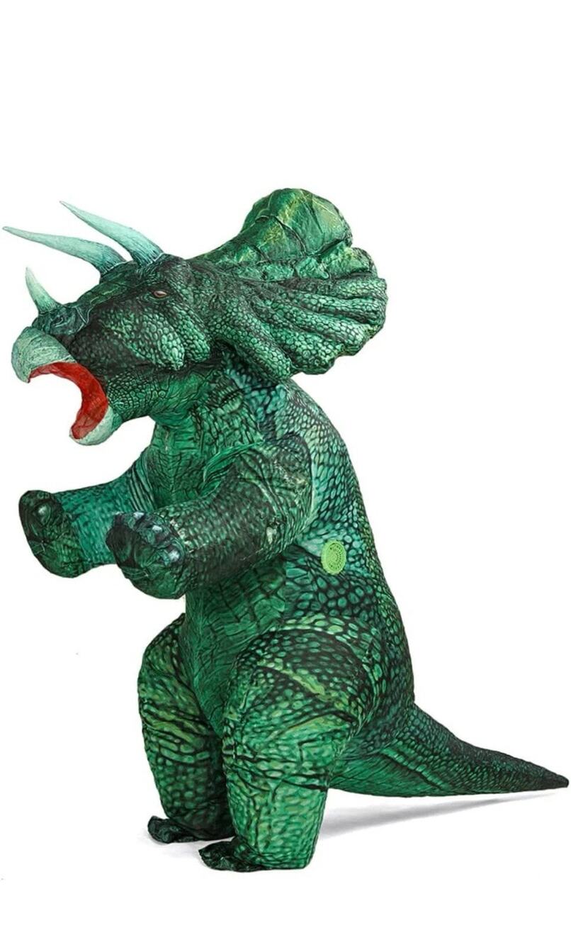 Triceratops Costumes for Adults,Dinosaur Costume Adult,Inflatable Dinosaur Costu